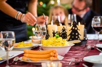 traditionelles Weihnachtsessen